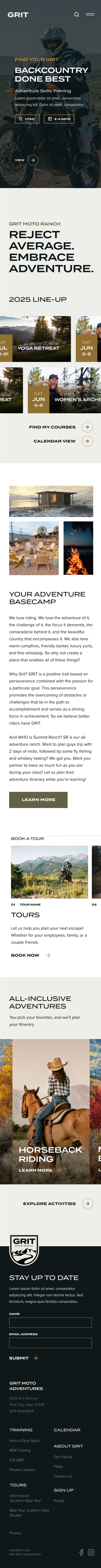 GRIT mobile screenshot